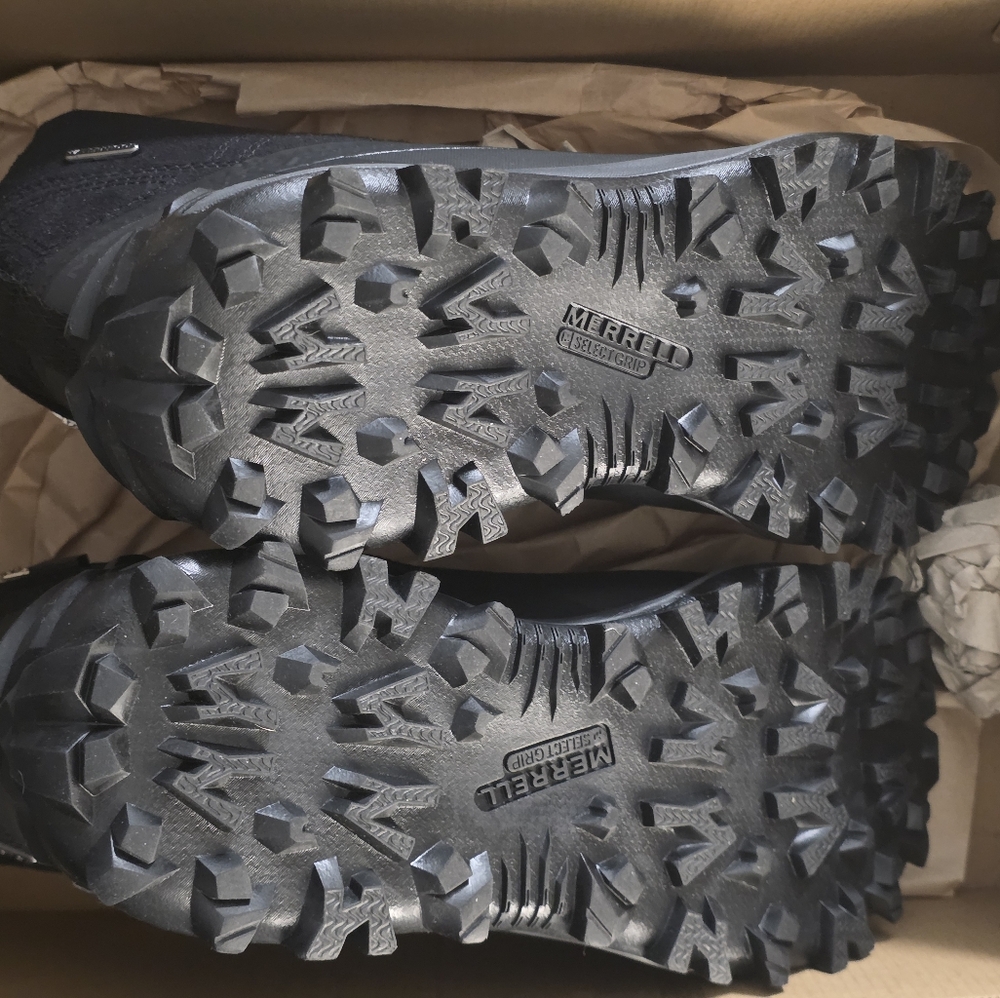 Mens Merrell Thermosnowdrift Zip Mid Shell, US 10, New W/box - Picture 2 of 9